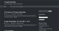 Desktop Screenshot of forgeessentials.com