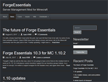 Tablet Screenshot of forgeessentials.com